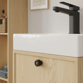 Cabinet Knob Nola - 30mm - Dark Stained Oak