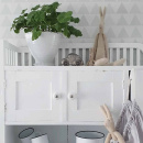 Knob 409 - 32mm - Nickel-plated/Porcelain