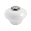 Knob 409 - 32mm - Tin/Porcelain
