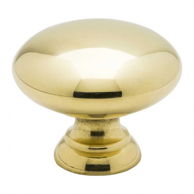 Cabinet Knob 411 - 32mm - Polished Brass in the group Cabinet Knobs / Color/Material / Brass at Beslag Online (391151-11)