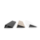 Edge Pull Handle Square Aqua - Black