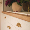 Bin Pull 3922 - Brass (Matte)