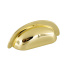 Cup Pull Handle 3922 - 64mm - Polished Brass Cup Pull Handle 3922 - 64mm - Polished Brass