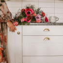 Cup Pull Handle 3922 - 64mm - Polished Brass