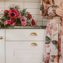 Cup Pull Handle 3922 - 64mm - Polished Brass