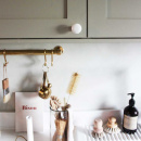 Cabinet Knob 24136 - White/Tin