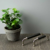 Handle Brohult M - 128mm - Nickel plated/White