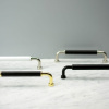 Handle Brohult M - 128mm - Nickel plated/White