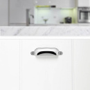 Cup Pull Handle Newport - 96mm - Chrome