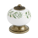 Cabinet Knob 8131 - Green/Antique