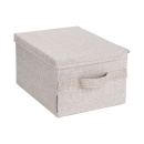 Storage box with lid - Beige