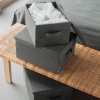 Storage box with lid - Gray