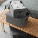 Storage box with lid - Gray