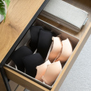 Storage box with 6-compartments - Beige