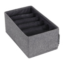 Storage box with 6-compartments - Grey