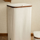 Laundry basket with lid - Sand