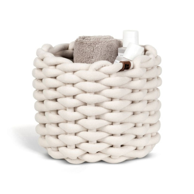 Round Basket - Off-white in the group Storage / Show all storage / Storage Boxes at Beslag Online (510042-BO-V)