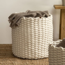 Round Basket - Off-white