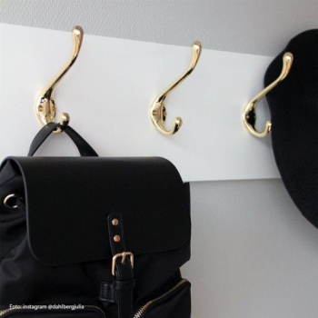 Hook Lagan - Polished Brass