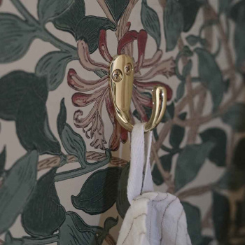 Hook Viskan - Polished Brass