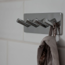 Towel Hook Base 200 4-Hook - Chrome
