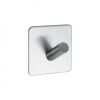 Towel Hook Base 200 1-Hook - Brushed Stainless Steel Finish