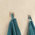 Towel Hook Base 200 1-Hook - Brushed Stainless Steel Finish