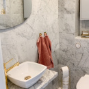 Towel Hook Base 200 1-Hook - Polished Brass