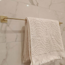 Base 200 Towel Rail - Polished Brass