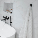 Towel Hook Base 200 1-Hook - Matte Black