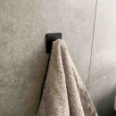 Towel Hook Base 200 1-Hook - Matte Black