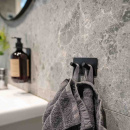 Towel Hook Base 200 2-Hook - Matte Black