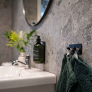 Towel Hook Base 200 2-Hook - Matte Black