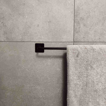 Base 200 Towel Rail - Matte Black