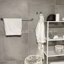 Base 100 Towel Rail - Chrome