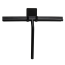 Shower Scraper With Holder Base - Matte Black