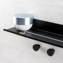 Shower Shelf Base - Matte Black