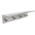 Bathroom hook rack with shelf Base - Brushed Stainless Steel Bathroom hook rack with shelf Base - Brushed Stainless Steel