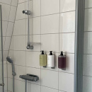 Base Soap Pump Holder - Brushed Stainless Steel