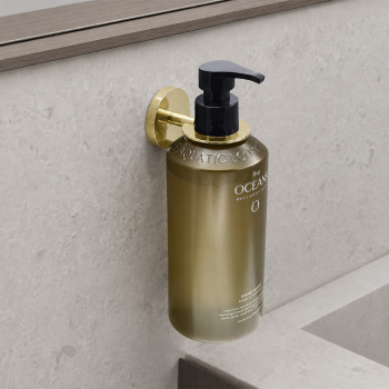 Soap Pump Holder Calm - Polished Brass