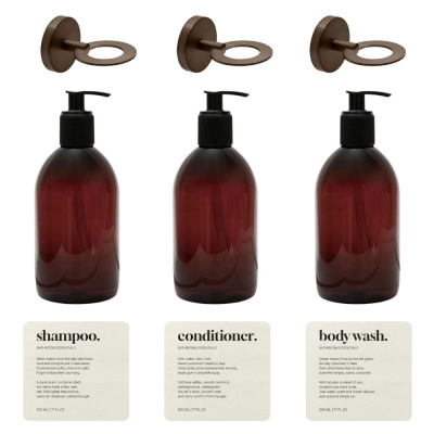Shower Package Premium Calm - Burnished Brass in the group Bathroom Accessories / Show all bathroom accessories / Bathroom Accessories Set at Beslag Online (606092-K)