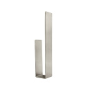 Towel Holder Base - Brushed Stainless Steel