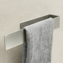 Towel Holder Base - Brushed Stainless Steel