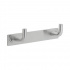 Strand 2-Hook - Brushed Stainless Steel Finish