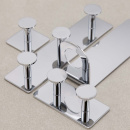 Towel Hook Base 210 1-Hook - Chrome