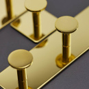 Towel Hook Base 210 1-Hook - Polished Brass