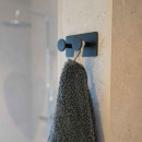 Towel Hook Base 210 2-Hook - Matte Black