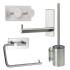 Bathroom Kit Base 210 - Brushed Stainless Steel Finish Bathroom Kit Base 210 - Brushed Stainless Steel Finish