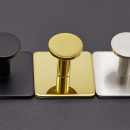 Towel Hook Base 210 2-Hook - Polished Brass