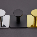 Towel Hook Base 210 3-Hook - Matte Black